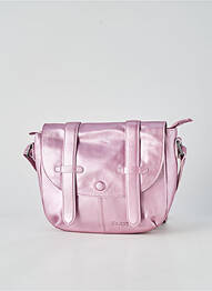 Sac fermeture fermeture aimantée forme rectangulaire rose LEA.TONI femme