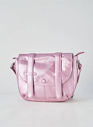 Sac fermeture fermeture aimantée forme rectangulaire rose LEA.TONI femme