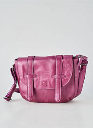 Sac fermeture fermeture aimantée forme rectangulaire violet LEA.TONI femme