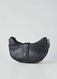 Sac type de porter main forme rectangulaire noir LEA.TONI femme