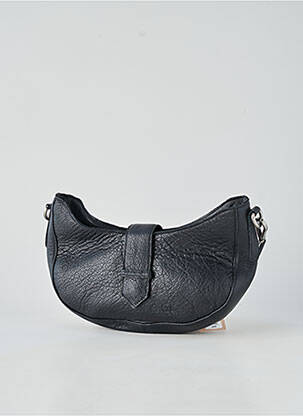 Sac type de porter main forme rectangulaire noir LEA.TONI femme