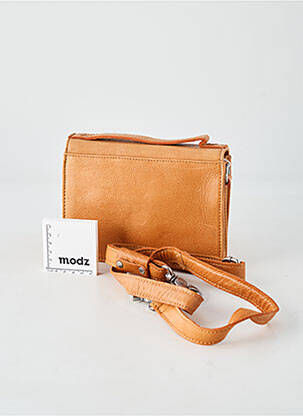 Sac multipoches forme rectangulaire marron LEA.TONI femme