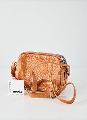 Sac multipoches forme rectangulaire marron LEA.TONI femme