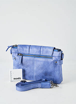 Sac fermeture fermeture aimantée forme rectangulaire bleu LEA.TONI femme