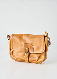 Sac multipoches forme rectangulaire marron LEA.TONI femme