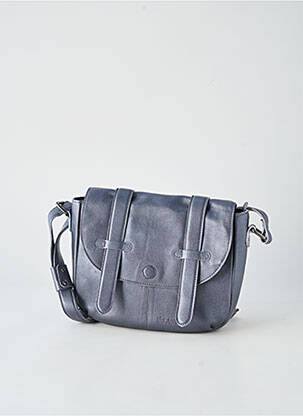 Sac multipoches forme rectangulaire gris LEA.TONI femme