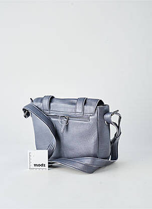 Sac multipoches forme rectangulaire gris LEA.TONI femme