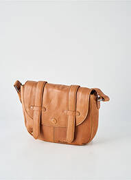 Sac fermeture fermeture aimantée forme rectangulaire marron LEA.TONI femme