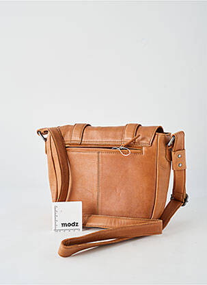 Sac multipoches forme rectangulaire marron LEA.TONI femme