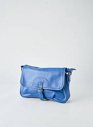 Sac fermeture fermeture aimantée forme rectangulaire bleu LEA.TONI femme