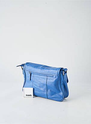 Sac fermeture fermeture aimantée forme rectangulaire bleu LEA.TONI femme