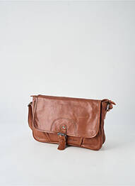 Sac fermeture fermeture aimantée forme rectangulaire marron LEA.TONI femme