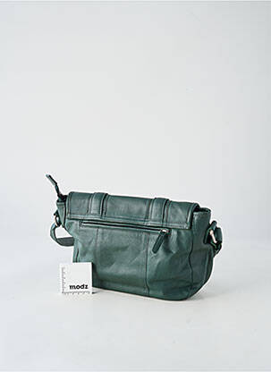 Sac multipoches forme rectangulaire vert LEA.TONI femme