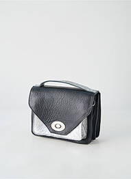 Sac multipoches forme rectangulaire noir LEA.TONI femme