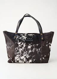 Sac doublure textile forme rectangulaire marron LOULOU DE NANTES femme