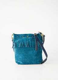 Sac doublure textile forme carré bleu LOULOU DE NANTES femme