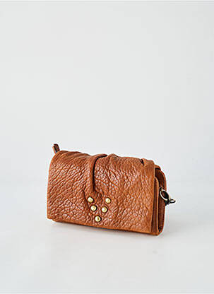 Sac doublure textile forme rectangulaire marron VIRGINIE DARLING femme
