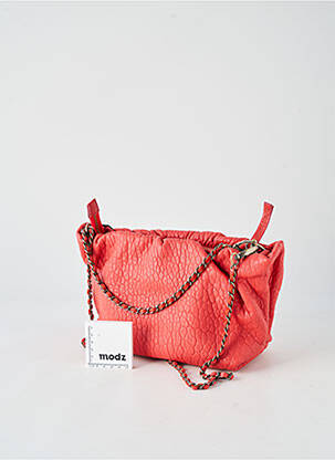 Sac doublure textile forme rectangulaire rouge VIRGINIE DARLING femme