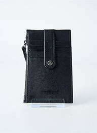 Portefeuille doublure textile noir LEA.TONI femme