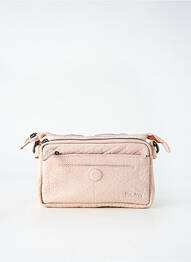 Sac fermeture zippée forme rectangulaire rose LEA.TONI femme