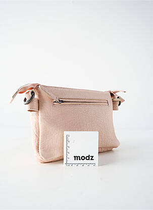 Sac multipoches forme rectangulaire rose LEA.TONI femme