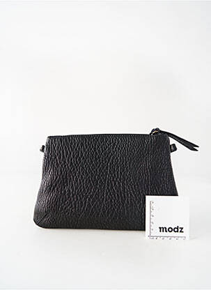 Pochette fermeture zippée noir VIRGINIE DARLING femme