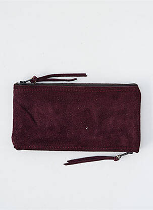 Porte-monnaie fermeture zippée violet LOULOU DE NANTES femme