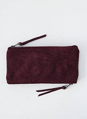 Porte-monnaie fermeture zippée violet LOULOU DE NANTES femme