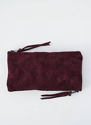 Porte-monnaie fermeture zippée violet LOULOU DE NANTES femme