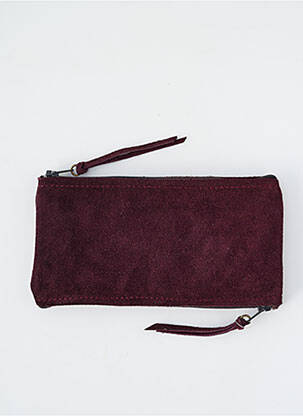 Porte-monnaie fermeture zippée violet LOULOU DE NANTES femme