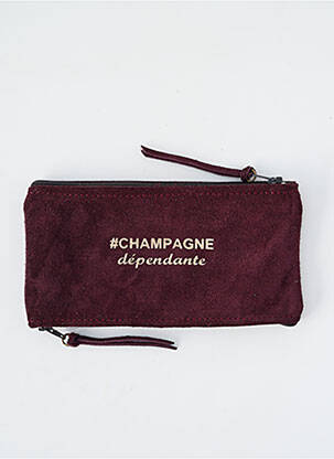 Porte-monnaie fermeture zippée violet LOULOU DE NANTES femme