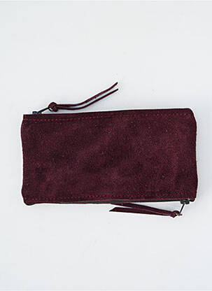 Porte-monnaie fermeture zippée violet LOULOU DE NANTES femme