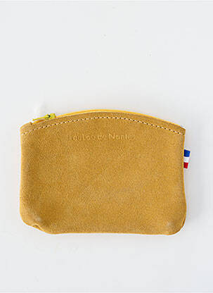 Porte-monnaie fermeture zippée marron LOULOU DE NANTES femme
