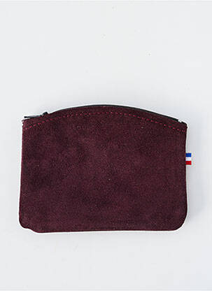 Porte-monnaie fermeture zippée violet LOULOU DE NANTES femme
