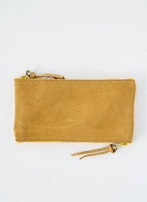 Porte-monnaie sérigraphie jaune LOULOU DE NANTES femme