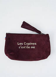Porte-monnaie fermeture zippée violet LOULOU DE NANTES femme