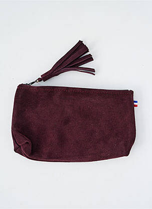 Porte-monnaie fermeture zippée violet LOULOU DE NANTES femme