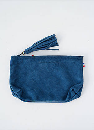 Porte-monnaie sérigraphie bleu LOULOU DE NANTES femme