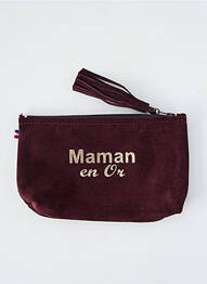 Porte-monnaie fermeture zippée violet LOULOU DE NANTES femme
