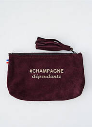 Porte-monnaie fermeture zippée violet LOULOU DE NANTES femme