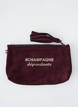 Porte-monnaie fermeture zippée violet LOULOU DE NANTES femme
