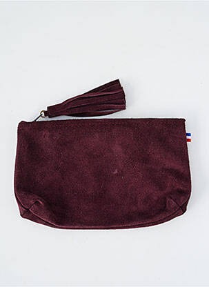 Porte-monnaie fermeture zippée violet LOULOU DE NANTES femme