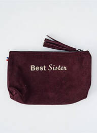 Porte-monnaie fermeture zippée violet LOULOU DE NANTES femme