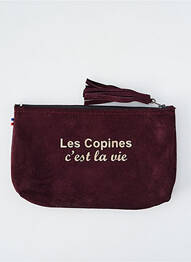 Porte-monnaie fermeture zippée violet LOULOU DE NANTES femme