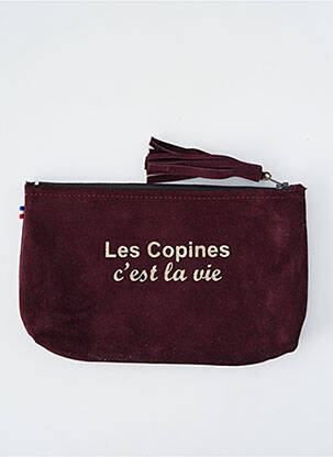 Porte-monnaie fermeture zippée violet LOULOU DE NANTES femme