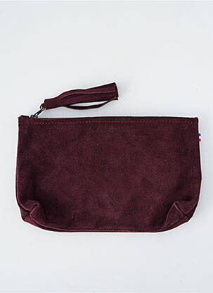 Porte-monnaie fermeture zippée violet LOULOU DE NANTES femme