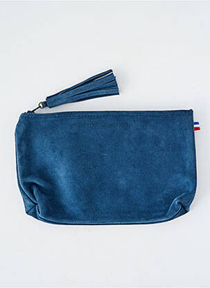 Porte-monnaie sérigraphie bleu LOULOU DE NANTES femme