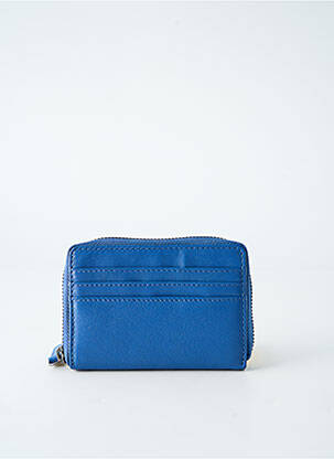 Porte-monnaie doublure textile bleu LEA.TONI femme