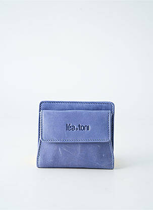 Portefeuille  bleu LEA.TONI femme