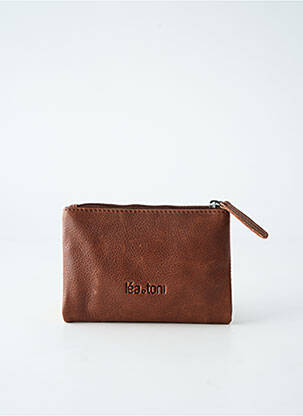 Portefeuille  marron LEA.TONI femme